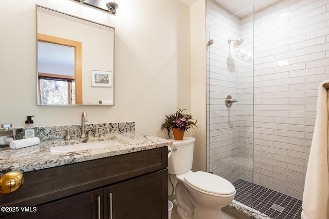 5159 Gore Cir, Vail, CO 81657 - bathroom featuring vanity and tiled shower