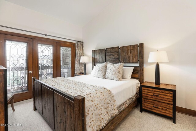 120 Offerson Rd Unit 3460, Beaver Creek, CO 81620 - bedroom with light carpet and access to exterior