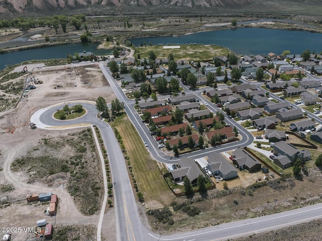 66 Bluegill Loop, Gypsum, CO 81637 - aerial view of property's location featuring a water and mountain view and nearby suburban area