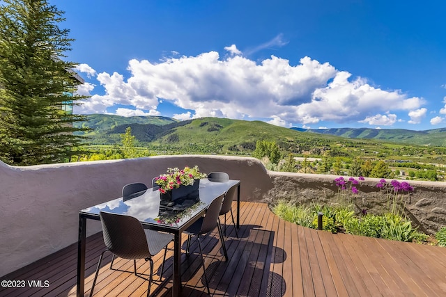 767 Charolais Cir, Edwards, CO 81632 - deck with a mountain view