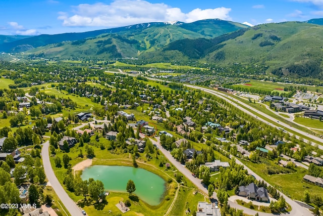 767 Charolais Cir, Edwards, CO 81632 - aerial perspective of suburban area with a water and mountain view