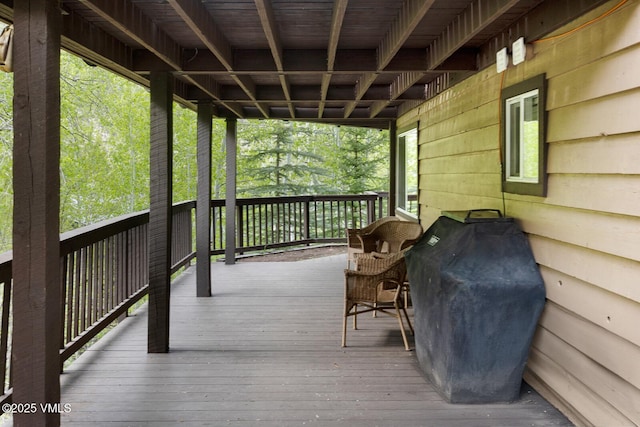 2821 Basingdale Blvd Unit 4, Vail, CO 81657 - deck featuring grilling area