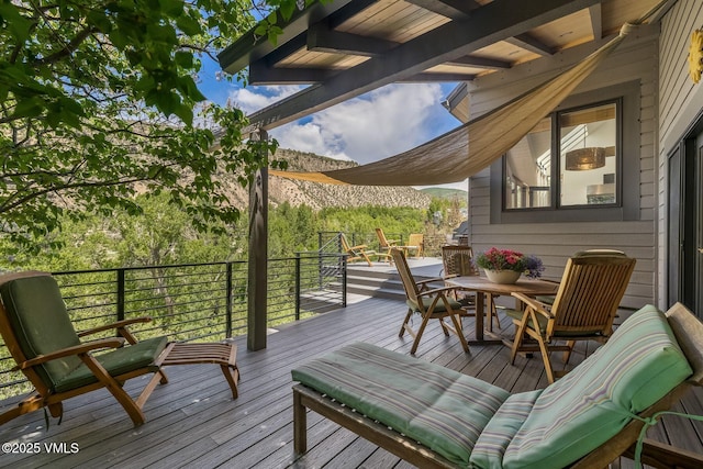 960 June Creek Rd, Edwards, CO 81632 - view of wooden deck