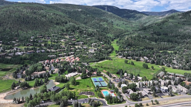 54 Columbine Cir Unit 14, Eagle-Vail, CO 81620 - view of property location with a heavily wooded area and a water and mountain view