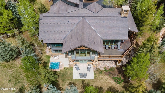 124 Grey Hawk Ln, Edwards, CO 81632 - view from above of property