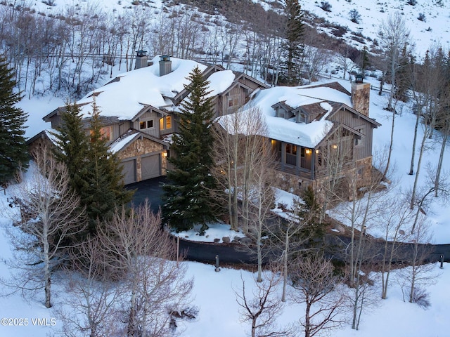 2005 Wildwood Rd, Avon, CO 81620 - view of snowy aerial view