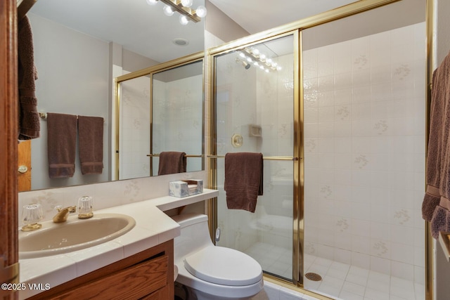 60 Elk Track Ct, Beaver Creek, CO 81620 - bathroom with vanity and a stall shower