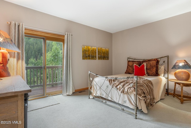 60 Elk Track Ct, Beaver Creek, CO 81620 - carpeted bedroom featuring access to outside and baseboards