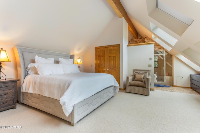 60 Elk Track Ct, Beaver Creek, CO 81620 - carpeted bedroom with a closet and a skylight