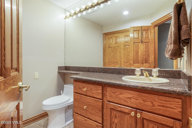 60 Elk Track Ct, Beaver Creek, CO 81620 - half bathroom featuring vanity and tile patterned floors