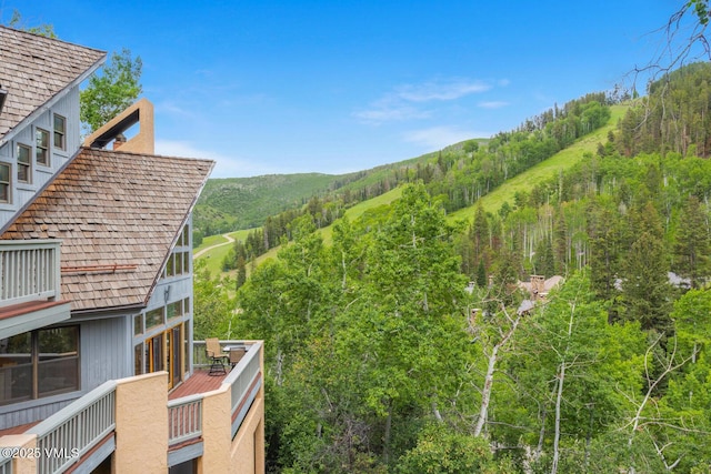 60 Elk Track Ct, Beaver Creek, CO 81620 - view of mountain background featuring a forest