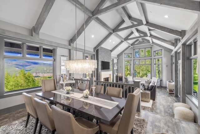 25 W Timber Draw Dr, Edwards, CO 81632 - sunroom featuring a chandelier