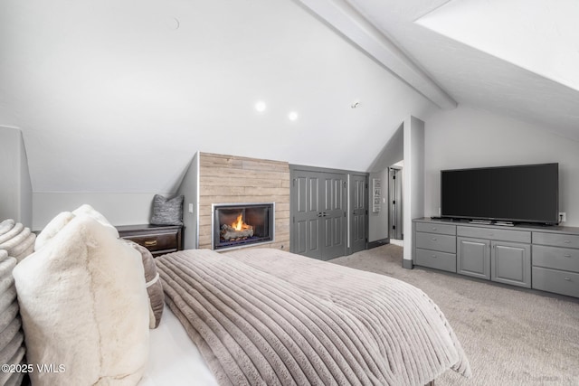 25 W Timber Draw Dr, Edwards, CO 81632 - bedroom featuring light colored carpet and a fireplace