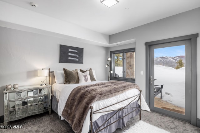 25 W Timber Draw Dr, Edwards, CO 81632 - bedroom with carpet floors and access to exterior
