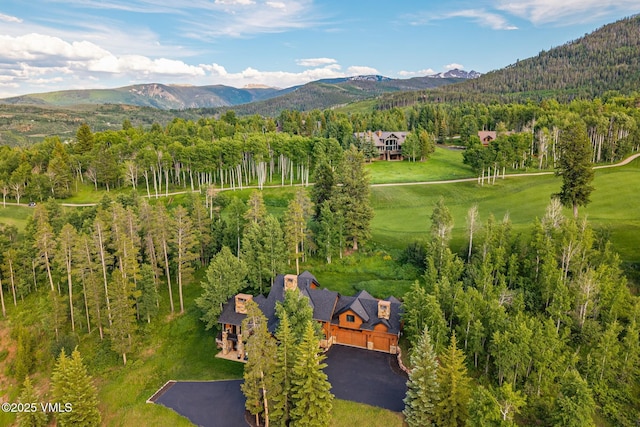25 W Timber Draw Dr, Edwards, CO 81632 - drone / aerial view of a forest and mountains