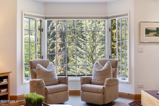 120 Offerson Rd Unit 2320, Beaver Creek, CO 81620 - sitting room featuring baseboards
