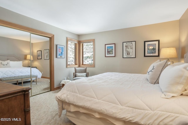 2 Anvil Cir, Edwards, CO 81632 - carpeted bedroom with baseboards and a closet