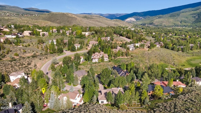 2 Anvil Cir, Edwards, CO 81632 - aerial view of property's location with nearby suburban area and a mountainous background