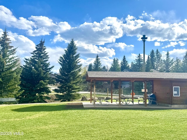 2403 Draw Spur Unit 2, Avon, CO 81620 - view of home's community with a lawn and a gazebo