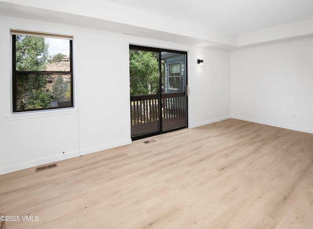 2403 Draw Spur Unit 2, Avon, CO 81620 - empty room with light wood-style floors and baseboards