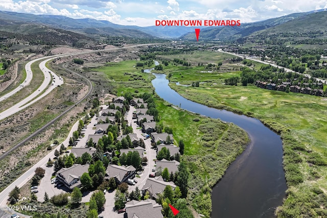 601 Crazy Horse Cir Unit 601, Edwards, CO 81632 - aerial view of a water and mountain view