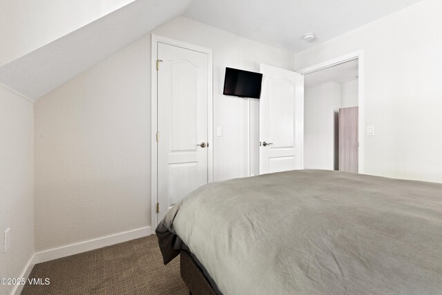 601 Crazy Horse Cir Unit 601, Edwards, CO 81632 - bedroom featuring carpet floors and lofted ceiling