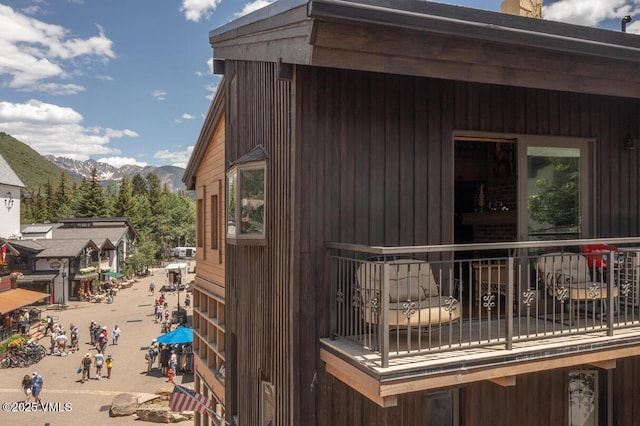 225 Wall St Unit 301, Vail, CO 81657 - view of side of property featuring a mountain view and a chimney