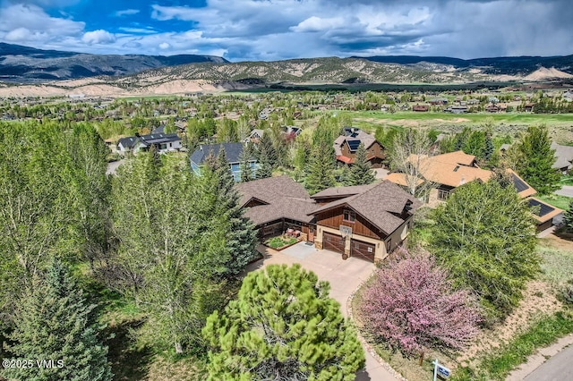 51 Silver Spur, Eagle, CO 81631 - aerial perspective of suburban area with a mountain backdrop