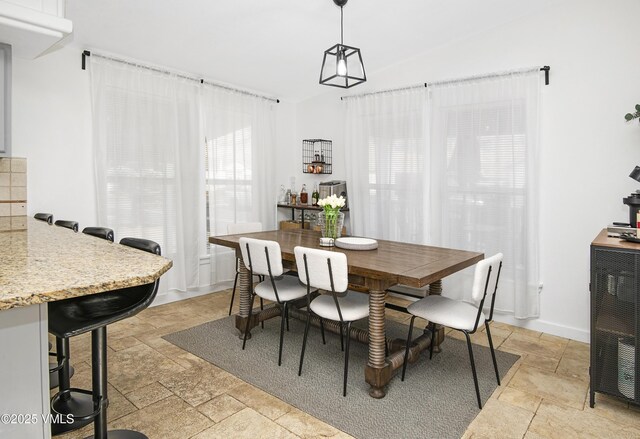 view of dining area