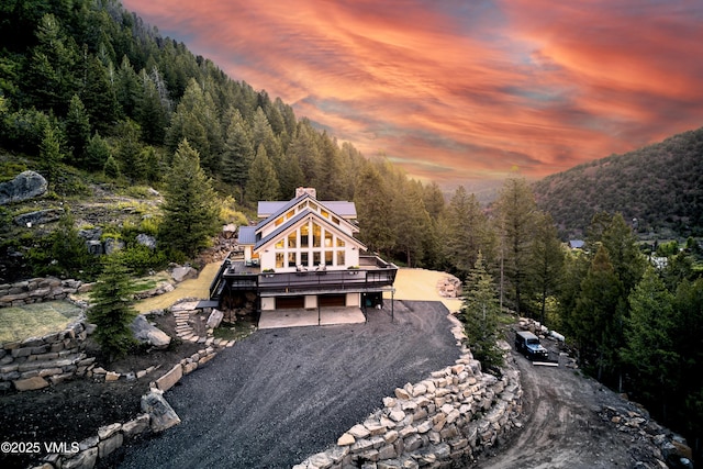 2980 Salt Creek Rd, Eagle, CO 81631 - aerial view of property and surrounding area featuring a heavily wooded area