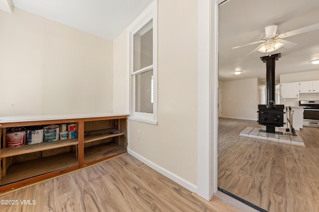 423 Second St, Gypsum, CO 81637 - hall featuring light wood-type flooring and baseboards