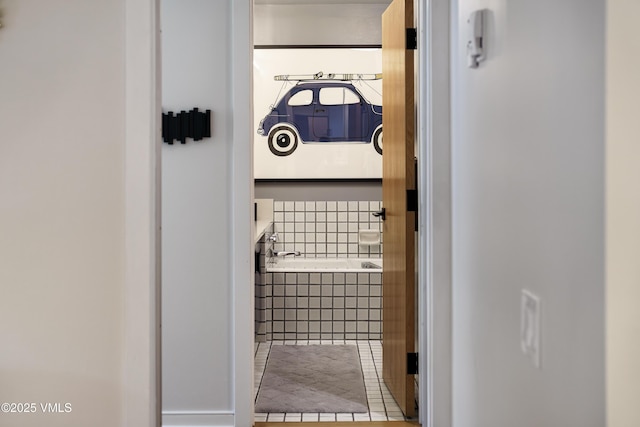 180 Offerson Rd Unit 2, Beaver Creek, CO 81620 - corridor featuring tile patterned floors