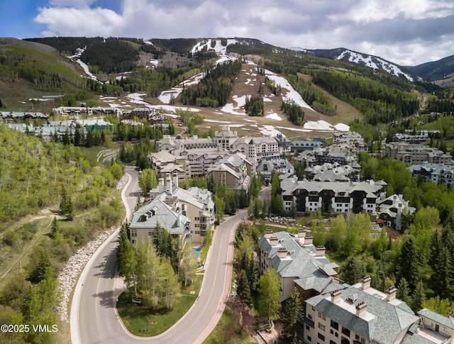 180 Offerson Rd Unit 2, Beaver Creek, CO 81620 - aerial view of property's location featuring a mountainous background
