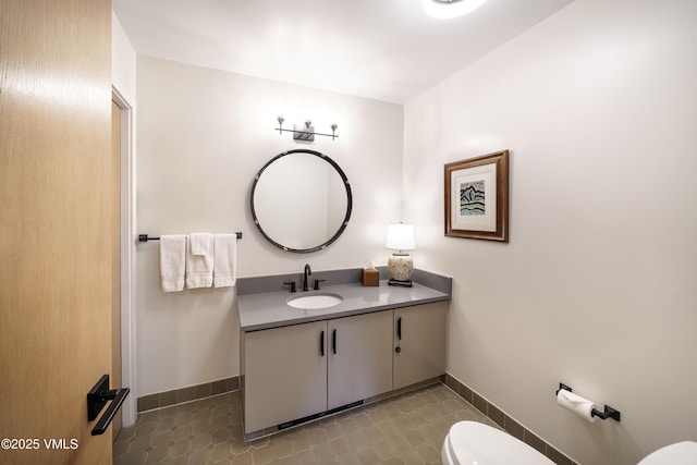 180 Offerson Rd Unit 2, Beaver Creek, CO 81620 - half bathroom with toilet and vanity