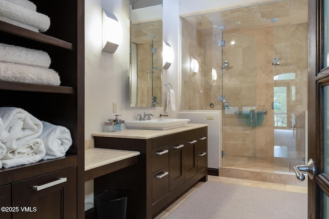 266 Sawatch Dr, Edwards, CO 81632 - bathroom featuring a shower stall and vanity