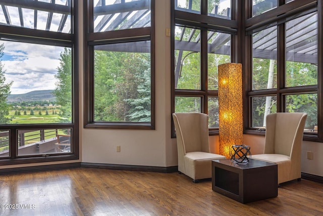 266 Sawatch Dr, Edwards, CO 81632 - sunroom featuring a mountain view