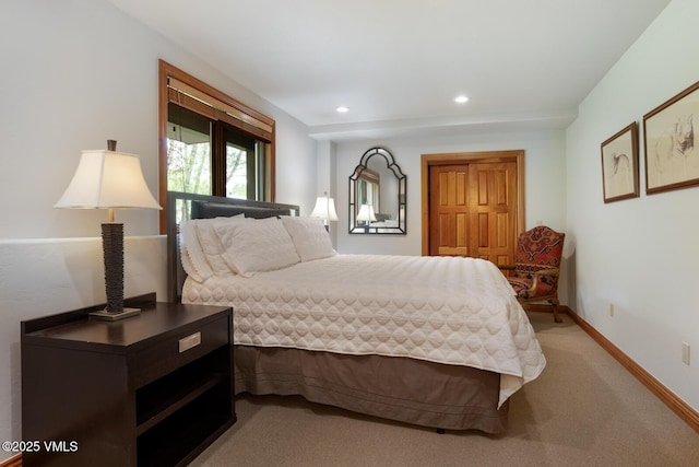 266 Sawatch Dr, Edwards, CO 81632 - bedroom featuring light carpet and recessed lighting