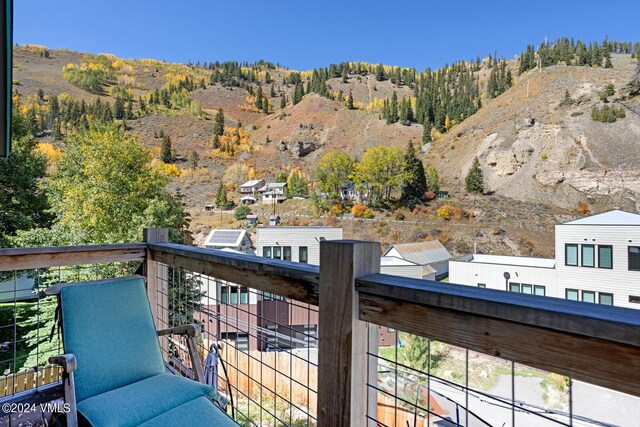 216 Monument St, Red Cliff, CO 81649 - balcony featuring a mountain view