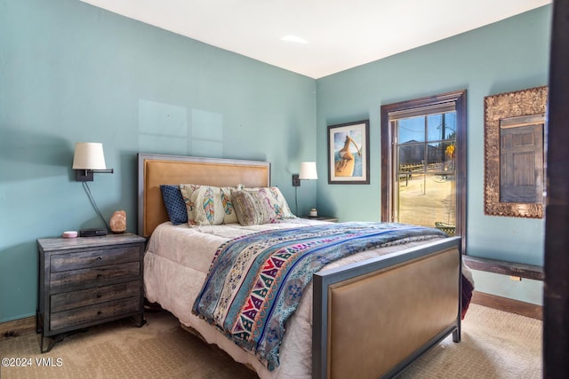 216 Monument St, Red Cliff, CO 81649 - carpeted bedroom with access to outside and baseboards