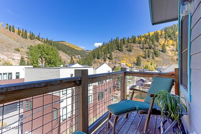 216 Monument St, Red Cliff, CO 81649 - balcony featuring a mountain view