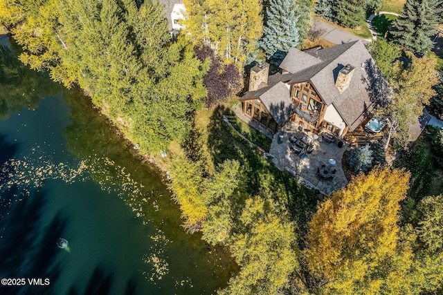 89 Trout Pond Ln, Avon, CO 81620 - view from above of property featuring a nearby body of water