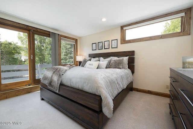 775 Potato Patch Dr Unit E, Vail, CO 81657 - bedroom featuring light carpet and recessed lighting