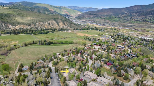 470 Homestead Dr Unit 24, Edwards, CO 81632 - aerial overview of property's location featuring a mountain backdrop