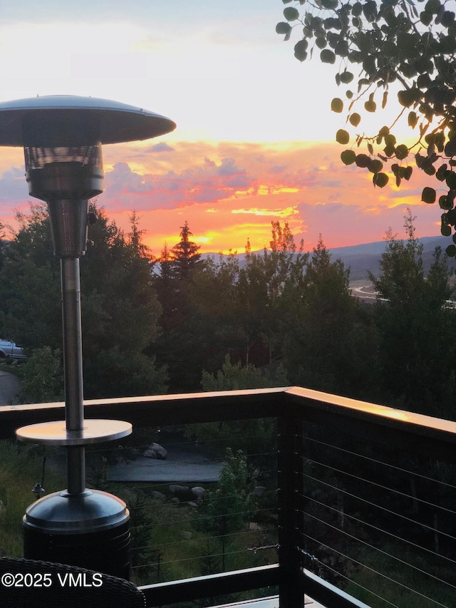 225 Daisy Ln Unit A, Eagle-Vail, CO 81620 - view of pool at dusk