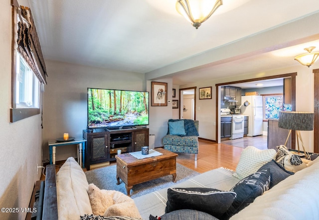 636 Valley Rd, Gypsum, CO 81637 - living room with wood finished floors and plenty of natural light