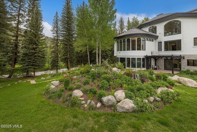 1531 Lake Creek Rd, Edwards, CO 81632 - view of patio featuring an outdoor fire pit