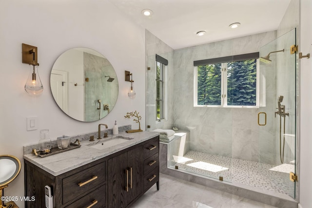 1531 Lake Creek Rd, Edwards, CO 81632 - bathroom with a shower stall and vanity