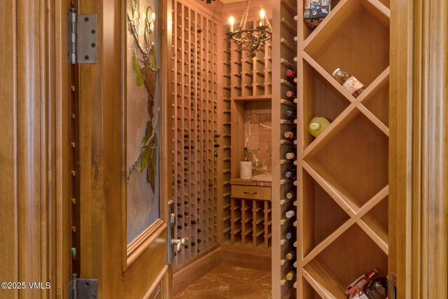 46 Jasmine, Avon, CO 81620 - wine cellar featuring marble finish floors and a sauna / steam room