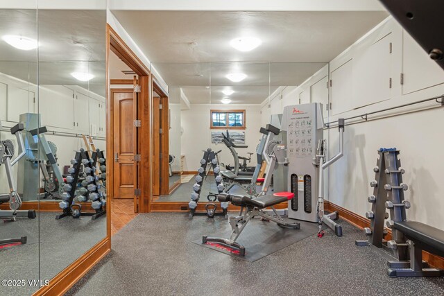 46 Jasmine, Avon, CO 81620 - exercise room featuring baseboards