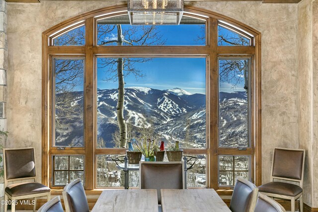 46 Jasmine, Avon, CO 81620 - dining space featuring a mountain view